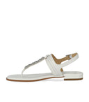 Sandalo infradito Marcia bianco di Michael Kors