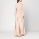 Alberta Ferretti Light Pink Dress In Silk Georgette