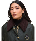 Barbour Reighton Wax Green Chaqueta con capucha verde