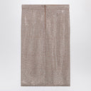 Giuseppe Di Morabito Midi Skirt With Silver Rhinestones