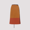 Saint Laurent Nylon Midi Skirt