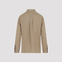 Max Mara Falasco Linen M Logo Shirt