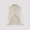 Max Mara Pianoforte Slogan Organza Jacket