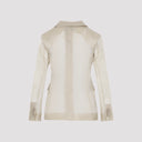 Max Mara Pianoforte Slogan Organza Jacket