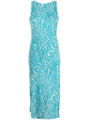 Vitelli Flow Jacquard Scoop Back Maxi Dress