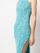 Vitelli Flow Jacquard Scoop Back Maxi Dress