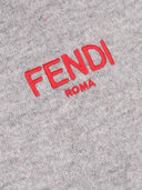 Fendi Jr Sciarpa Double Ff Reversibile