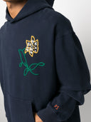President`s Hoodie P`s Organic Sweater Embroidered Flower