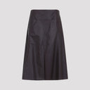 Alaïa Slit Midi Skirt