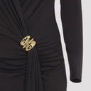 Elisabetta Franchi Jersey Brown Gown