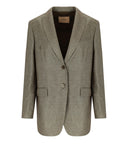 Twinset Beige Single Breasted Blazer
