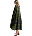 Essentiel Antwerp Jea Hemdkleid in Grün und Blau
