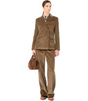 Max Mara Weekend Tania Brown Velvet Trousers