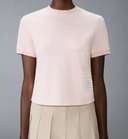 Thom Browne Short Sleeve Tee In Cotton Milano