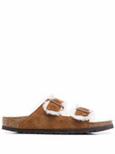 Birkenstock Arizona Shearling Mink, Suede Leather