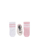 Golden Goose Baby School Set Nappa Upper Stripes And Star Leather Heel