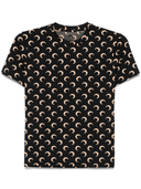 Marine Serre Recycled Moon Jersey Ss Short Sleeves Top