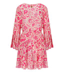 Pahiesa Formentera Fuchsia Mini Dress