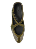 The Attico 'Floor01' Ballerina Flat Multimateriali Sintetici E Pelle