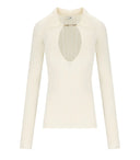 Elisabetta Franchi Milch-Polopullover