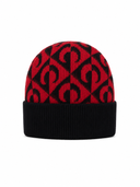 Marine Serre Moon Lozenge Knit Beanie