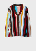 Bottone Cardi lavorato a maglia da donna Paul Smith