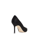 Manolo Blahnik Hangisi 90 Pompes en satin plissées