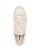 Autry Medalist Low Man Suede/Hair ECRU