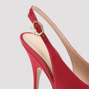 Gianvito Rossi Décolleté Sofia Sling in crepe di raso