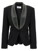 Giuseppe Di Morabito Crystal Lapel Blazer