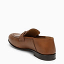 Ferragamo Leather Moccasin With Horsebit