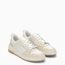 Ferragamo Low White Leather Trainer