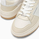 Ferragamo Low White Leather Trainer