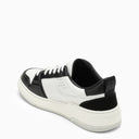Ferragamo Low Black/White Leather Trainer