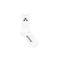 Off White Arrow Mid Calf Socks White Black