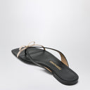 Ferragamo Mini Bow Black/Nude Flip Flops