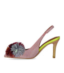 Kurt Geiger Pom Pom Pink Slingback pumpe