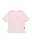Palm Angels Logo Rib Baby Tee S/S Girl