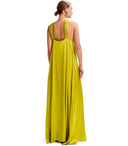Essentiel Antwerp Jaycee Acid Green Long Dress