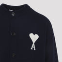 Ami Wool And Cotton Cardigan