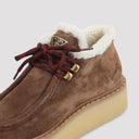 Prada Lace Up Ankle Boots