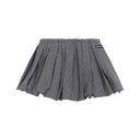 Miu Miu Plissé Check Mini Skirt
