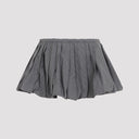 Miu Miu Plissé Check Mini Skirt