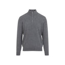 Brunello Cucinelli Half Zip Cashmere Sweater