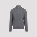 Brunello Cucinelli Half Zip Cashmere Sweater