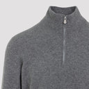 Brunello Cucinelli Half Zip Cashmere Sweater