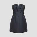 Alberta Ferretti Tailoring Off Shoulder Dress