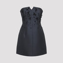 Alberta Ferretti Tailoring Off Shoulder Dress