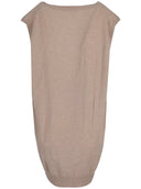 La Rose La Rose Knitwear Gilet Oversize Sabbia