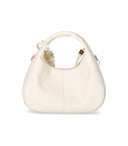 Mini borsa hobo bianca Ganni Egret